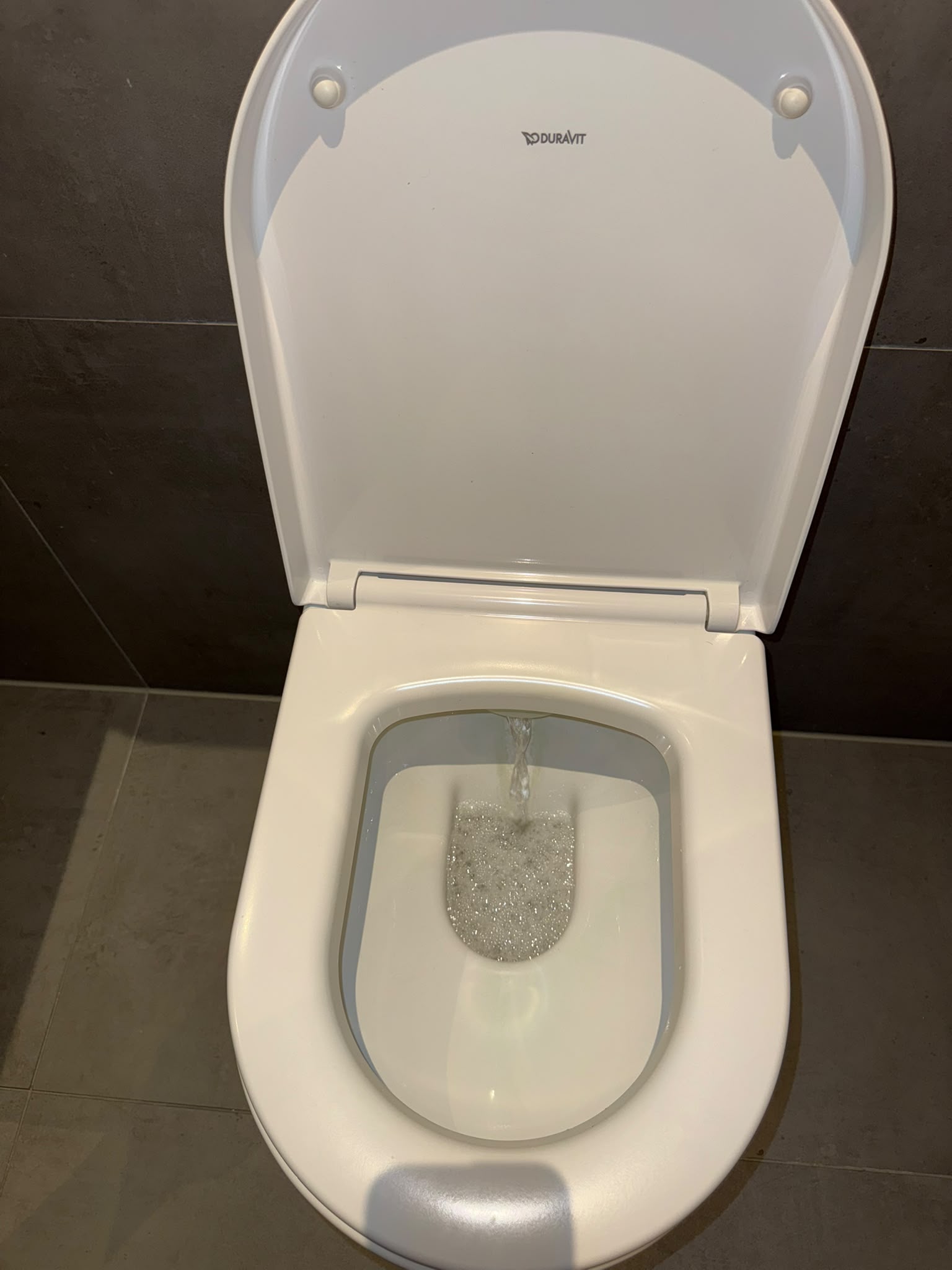 Nachher sauberes WC